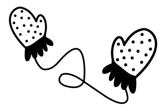 Awesome Winter Gloves Design Graphics Freebie for Digital Sellers