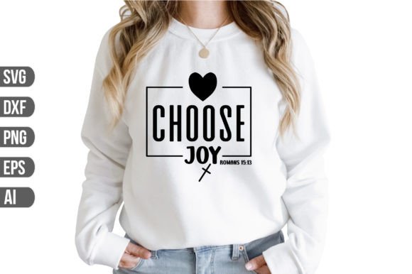 Choose Joy Romans SVG: A Versatile Graphic Design Asset for Crafts and Creative Brands