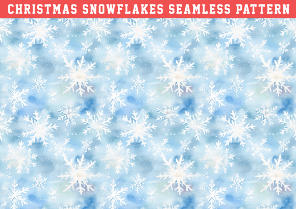 Christmas Snowflake Pattern – A Festive Graphic Design Freebie for Crafters