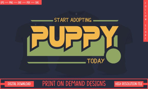 Free Design for Puppy Lover: A Graphic Asset for Crafts and Casual Wear