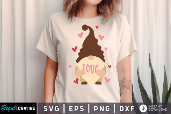FREE Love Gnome SVG Design: A Versatile Graphic for Local Business Branding