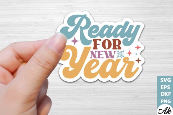 Ready for New Year Stickers Design: A Graphics Asset That Elevates Crafts and Content