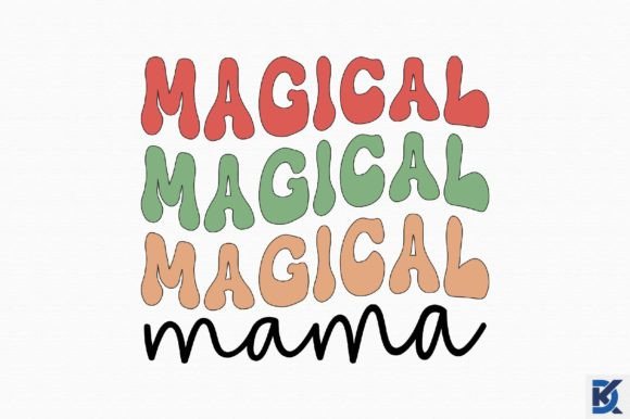 Retro Magical Mama SVG: A Versatile Graphic Design Asset for Crafts