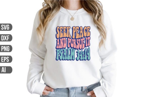 Seek Peace and Pursue It: A Versatile Graphic Design Asset for Crafts and Local Branding