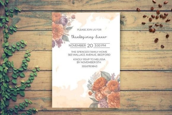 Thanksgiving Dinner Party Invitation SVG: A Versatile Graphic Design Asset for Creative Projects