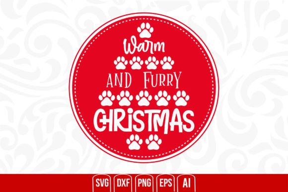 Warm and Furry Christmas Graphics for Crafts and Content Creators