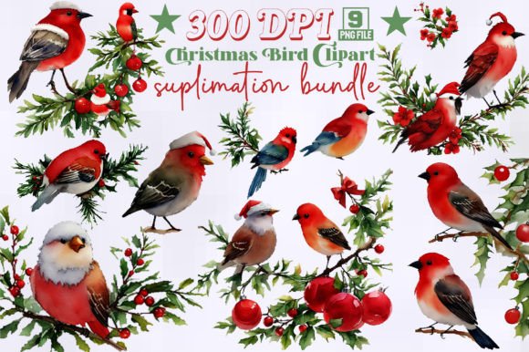 Watercolor Christmas Bird Clipart: A Design Review for Real Projects